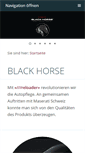 Mobile Screenshot of black-horse.ch
