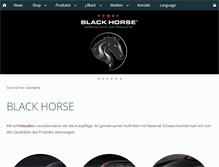Tablet Screenshot of black-horse.ch